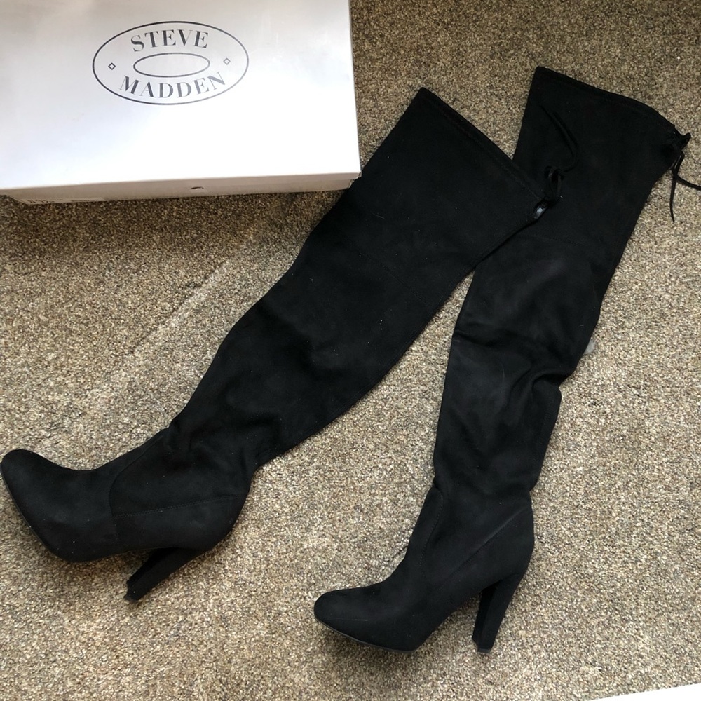 Thigh high Steve Madden boots